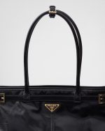 Prada Bonnie Extra Large Leather Handbag - Image 4